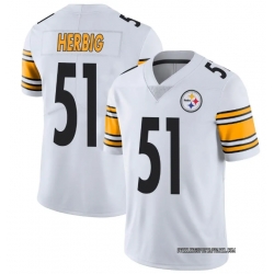 Men Pittsburgh Steelers Nick Herbig #51 Vapor Untouchable Stitched Jersey