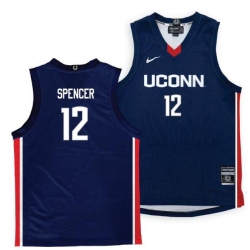 Uconn customized Men Women Youth Jersey Navy Stitched Jersey