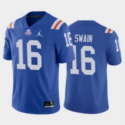 Florida Gators Freddie Swain Royal Throwback Men'S Jersey