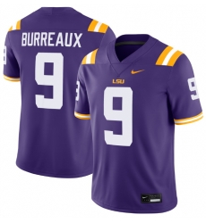 Men's Nike Joe Burrow Purple LSU Tigers Burreaux Alumni Player Jersey