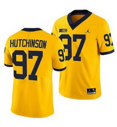 Michigan Wolverines Aidan Hutchinson Maize College Football Men Jersey