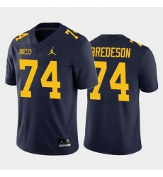 Michigan Wolverines Ben Bredeson Navy Home Men'S Jersey