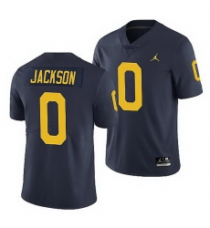 Michigan Wolverines Giles Jackson Navy Limited Men'S Jersey