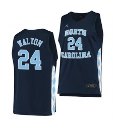 North Carolina Tar Heels Kerwin Walton Navy Alternate Men Jersey