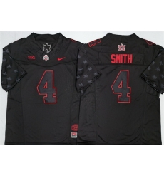 Men Ohio State Buckeyes 4 Jeremiah Smith Black 2025 F U S E  Limited Stitched Jersey