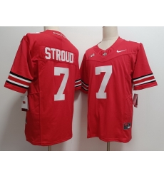 Ohio State Buckeyes # 7 C.J. Stroud Red F U S E Jersey