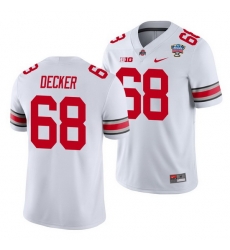 Ohio State Buckeyes Taylor Decker White 2021 Sugar Bowl College Football Jersey