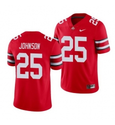 Ohio State Buckeyes Xavier Johnson Scarlet Game Men'S Jersey