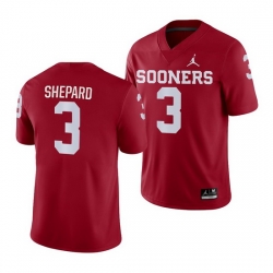 Oklahoma Sooners Sterling Shepard Crimson Game Men'S Jersey