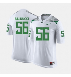 Men Oregon Ducks Alex Balducci College Football White Jersey