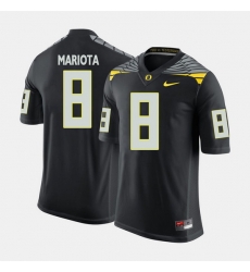 Men Oregon Ducks Marcus Mariota College Football Black Jersey