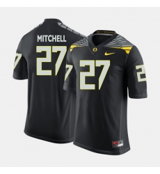 Men Oregon Ducks Terrance Mitchell College Football Black Jersey