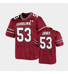 Men South Carolina Gamecocks Ernest Jones Replica Garnet Football Jersey