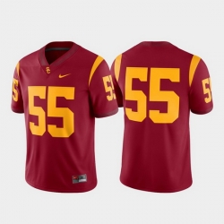 Men Usc Trojans 55 Cardinal Game College Football Jersey