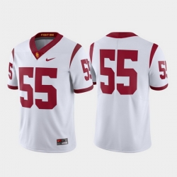 Men Usc Trojans 55 White Limited Football Jersey