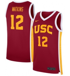 Men's Nike JuJu Watkins Cardinal USC Trojans Road Replica Basketball Jersey Men's Nike JuJu Watkins Cardinal USC Trojans Road Replica Basketball Jersey