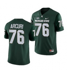 Michigan State Spartans Aj Arcuri Green College Football Game Jersey