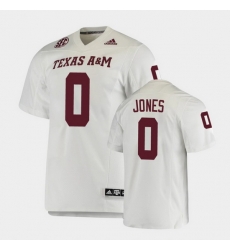 Men Texas A&M Aggies Myles Jones College Football White Premier Jersey