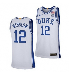 Duke Blue Devils Justise Winslow Elite Basketball Authentic Jersey 0