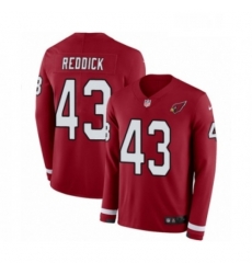 Youth Nike Arizona Cardinals 43 Haason Reddick Limited Red Therma Long Sleeve NFL Jersey