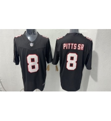 Men Atlanta Falcons 8 Kyle Pitts Black F U S E Vapor Untouchable Limited Stitched Football Jersey Men Atlanta Falcons 8 Kyle Pitts Black F U S E Vapor Untouchable Limited Stitched Football Jersey