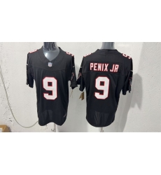 Men Atlanta Falcons 9 Michael Penix Jr Black F U S E Vapor Untouchable Limited Stitched Football Jersey Men Atlanta Falcons 9 Michael Penix Jr Black F U S E Vapor Untouchable Limited Stitched Football Jersey
