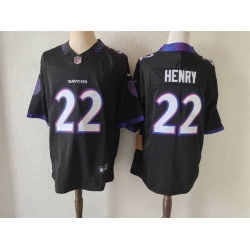 Women Baltimore Ravens  22 Derrick Henry purple F U S E  Vapor Football Jersey