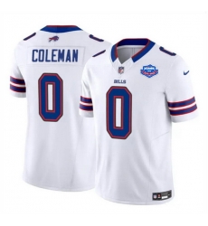 Men Buffalo Bills 0 Keon Coleman White 2025 F U S E With Farewell Patch Vapor Untouchable Limited Stitched Football Jersey Men Buffalo Bills 0 Keon Coleman White 2025 F U S E With Farewell Patch Vapor Untouchable Limited Stitched Football Jersey