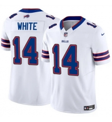 Men Buffalo Bills 14 Mike White White 2025 F U S E  Vapor Untouchable Limited Stitched Football Jersey