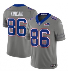 Men Buffalo Bills 86 Dalton Kincaid Gray F U S E 2026 Nickel City Vapor Stitched Football Jersey Men Buffalo Bills 86 Dalton Kincaid Gray F U S E 2026 Nickel City Vapor Stitched Football Jersey