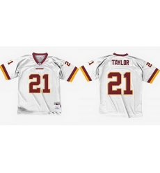 Men Washington Redskins 21 Sean Taylor White 2007 Stitched Football Jersey