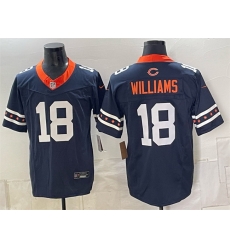 Men Chicago Bears 18 Caleb Williams Navy 2026 F U S E Limited Stitched Football Jersey Men Chicago Bears 18 Caleb Williams Navy 2026 F U S E Limited Stitched Football Jersey