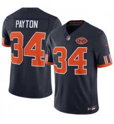 Men Chicago Bears  34 Walter Payton Navy 2026 F U S E  Rivalries Collection Limited Stitched Football Jersey