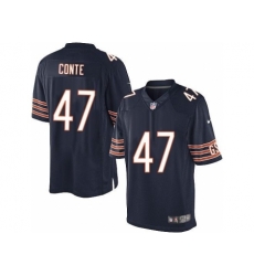 Nike Chicago Bears 47 Chris Conte Blue Limited NFL Jersey