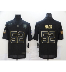 Nike Chicago Bears 52 Khalil Mack Black 2020 Salute To Service Limited Jersey