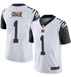 Men Nike Cincinnati Bengals 1 Ja Marr Chase Rush Limited Stitched Jersey