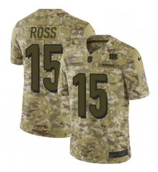 Mens Nike Cincinnati Bengals 15 John Ross Limited Camo 2018 Salute to Service NFL Jersey