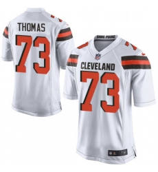 Mens Nike Cleveland Browns 73 Joe Thomas Game White NFL Jersey