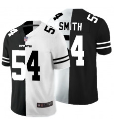 Nike Cowboys 54 Jaylon Smith Black And White Split Vapor Untouchable Limited Jersey