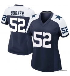 Women Dallas Cowboys  Navy White Thanksgiving Vapor Untouchable Limited Stitched Football Jersey