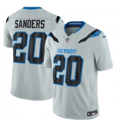Men Detroit Lions  20 Barry Sanders Silver 2026 F U S E  Rivalries Collection Limited Stitched Football Jersey