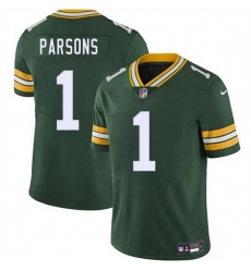 Men Green Bay Packers 1 Micah Parsons Green 2025 Vapor Untouchable Limited Stitched Football Jersey