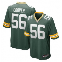 Men Green Bay Packers 56 Edgerrin Cooper Green 2025 Stitched Game Jersey