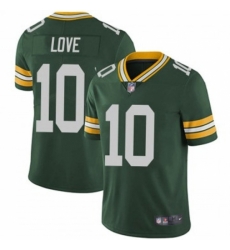 Toddler Green Bay Packers 10 Jordan Love Green Vapor Limited Stitched Football Jersey
