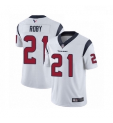 Men Houston Texans 21 Bradley Roby White Vapor Untouchable Limited Player Football Jersey