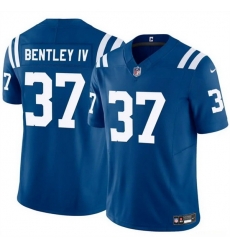 Men Indianapolis Colts 37 Ulysses Bentley IV Blue 2025 F U S E  Vapor Limited Stitched Football Jersey