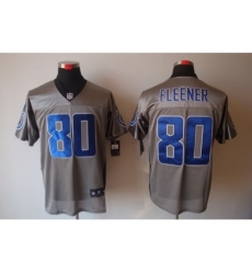 Nike Indianapolis Colts 80 Coby Fleener Grey Elite Shadow NFL Jersey