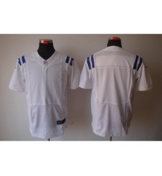 Nike Indianapolis Colts Blank White Elite NFL Jersey