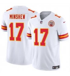 Men Kansas City Chiefs 17 Gardner Minshew White 2025 F U S E Vapor Untouchable Limited Stitched Football Jersey Men Kansas City Chiefs 17 Gardner Minshew White 2025 F U S E Vapor Untouchable Limited Stitched Football Jersey
