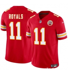 Youth Kansas City Chiefs 11 Jalen Royals Red 2025 Draft F U S E  Vapor Untouchable Limited Stitched Football Jersey